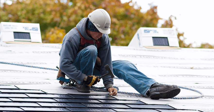 Look for Signs that say New Roof